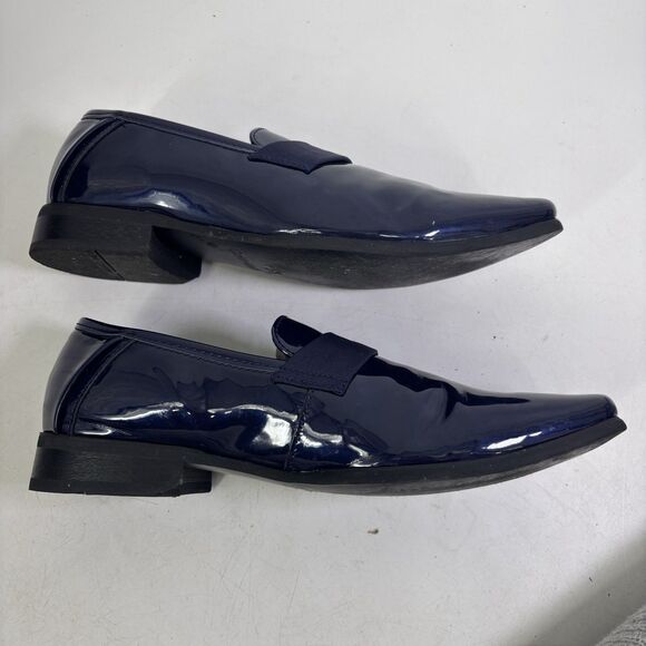 Calvin Klein Bernard Loafer Navy Men’s US 8 EU 41 Patent Leather Dress Shoes main image 6